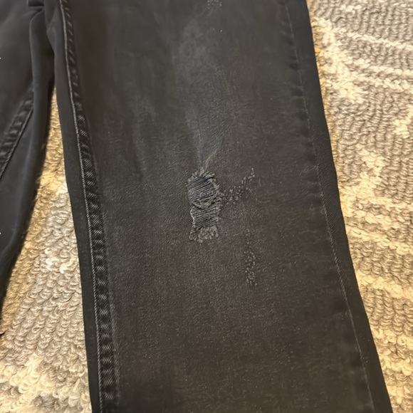 Free People Skinny Jeans Distressed Black Size W28 - Picture 7 of 12